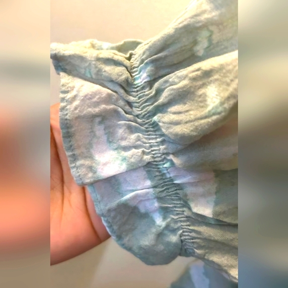 Good Luck Gem Tie-Dye Print Blouse - Picture 4 of 7